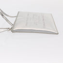 LOUIS VUITTON Monogram Miroir Pochette Platt Pouch Silver M95277 LV Auth BA8522A-4