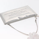 LOUIS VUITTON Monogram Miroir Pochette Platt Pouch Silver M95277 LV Auth BA8522A-6