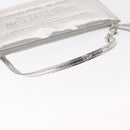 LOUIS VUITTON Monogram Miroir Pochette Platt Pouch Silver M95277 LV Auth BA8522A-7