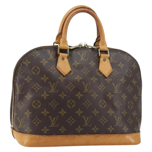 LOUIS VUITTON Monogram Alma Hand Bag M51130 LV Auth BA8525