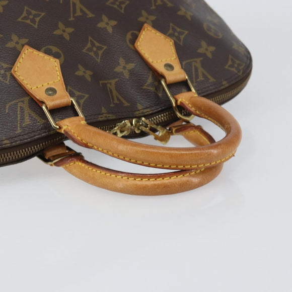 LOUIS VUITTON Monogram Alma Hand Bag M51130 LV Auth BA8525