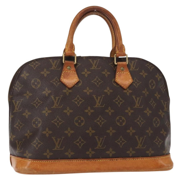 LOUIS VUITTON Monogram Alma Hand Bag M51130 LV Auth BA8528