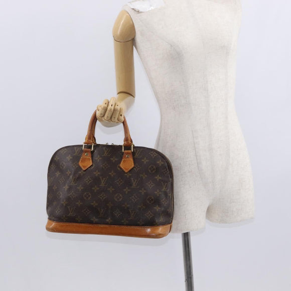 LOUIS VUITTON Monogram Alma Hand Bag M51130 LV Auth BA8528