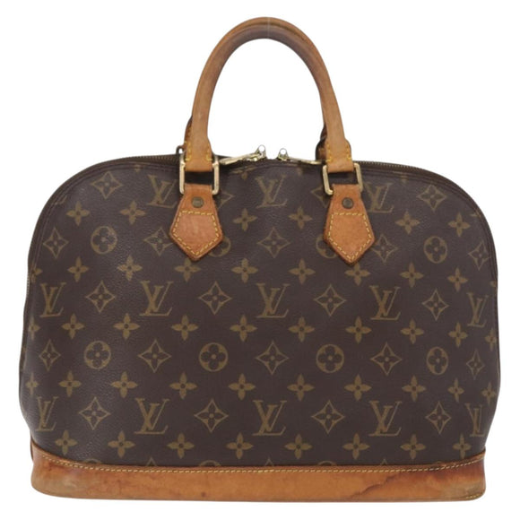 LOUIS VUITTON Monogram Alma Hand Bag M51130 LV Auth BA8529
