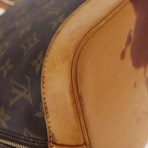 LOUIS VUITTON Monogram Alma Hand Bag M51130 LV Auth BA8530