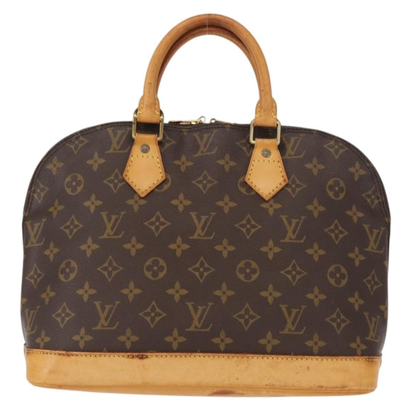 LOUIS VUITTON Monogram Alma Hand Bag M51130 LV Auth BA8530