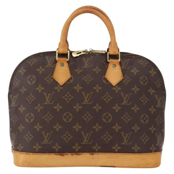 LOUIS VUITTON Monogram Alma Hand Bag M51130 LV Auth BA8530