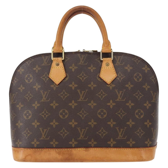 LOUIS VUITTON Monogram Alma Hand Bag M51130 LV Auth BA8531