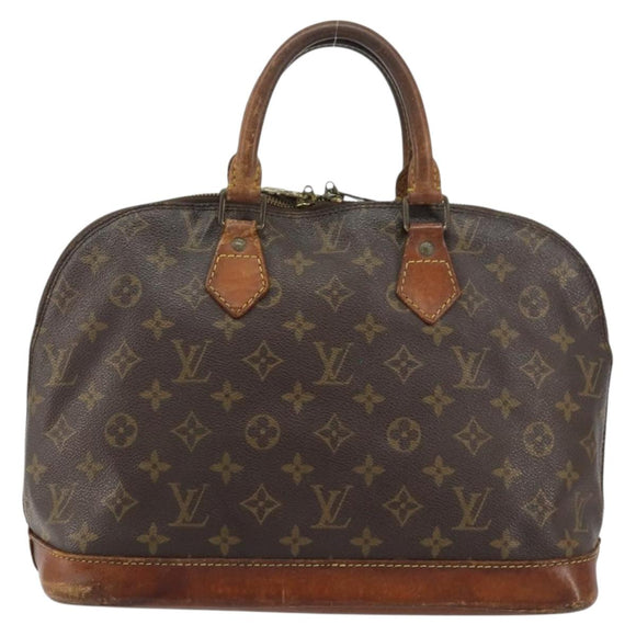LOUIS VUITTON Monogram Alma Hand Bag M51130 LV Auth BA8534