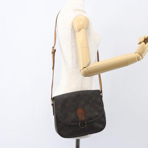 LOUIS VUITTON Monogram Saint Cloud GM Shoulder Bag M51242 LV Auth BA8536