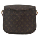 LOUIS VUITTON Monogram Saint Cloud GM Shoulder Bag M51242 LV Auth BA8536-2