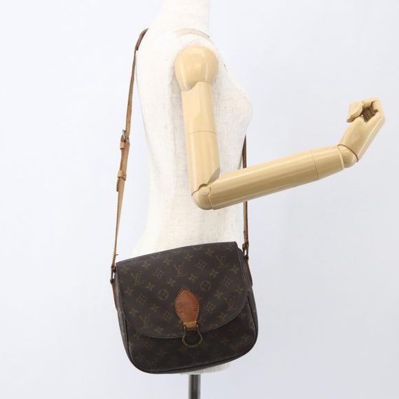 LOUIS VUITTON Monogram Saint Cloud GM Shoulder Bag M51242 LV Auth BA8538