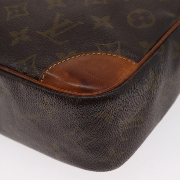 LOUIS VUITTON Monogram Compiegne 28 Clutch Bag M51845 LV Auth BA8542