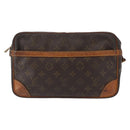 LOUIS VUITTON Monogram Compiegne 28 Clutch Bag M51845 LV Auth BA8542-13