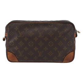 LOUIS VUITTON Monogram Compiegne 28 Clutch Bag M51845 LV Auth BA8542 - 0