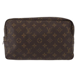 LOUIS VUITTON Monogram Trousse Toilette 28 Clutch Bag M47522 LV Auth BA8543 - 0