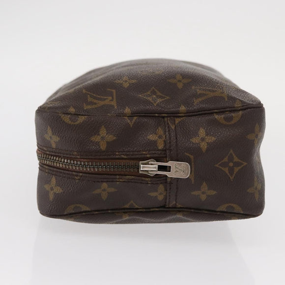 LOUIS VUITTON Monogram Trousse Toilette 28 Clutch Bag M47522 LV Auth BA8543