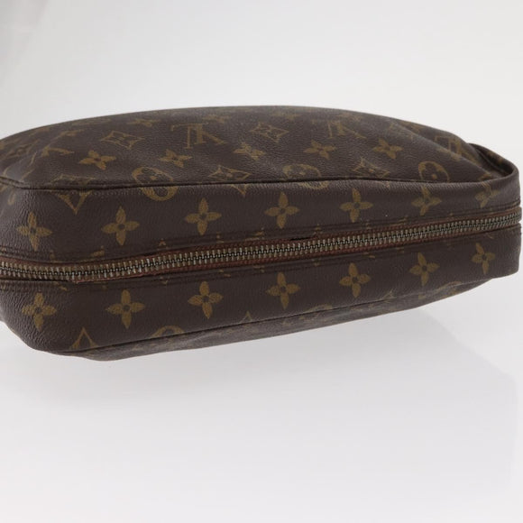 LOUIS VUITTON Monogram Trousse Toilette 28 Clutch Bag M47522 LV Auth BA8543