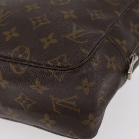 LOUIS VUITTON Monogram Trousse Toilette 28 Clutch Bag M47522 LV Auth BA8543