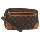 LOUIS VUITTON Monogram Marly Dragonne GM Clutch Bag M51825 LV Auth BA8547-1