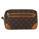 LOUIS VUITTON Monogram Marly Dragonne GM Clutch Bag M51825 LV Auth BA8547-13