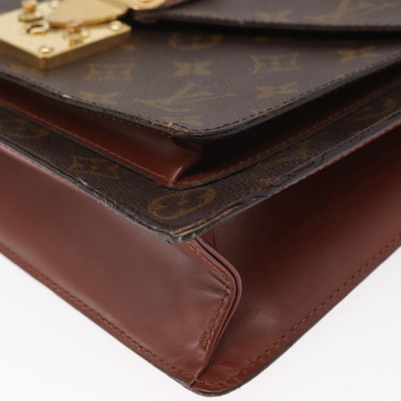 LOUIS VUITTON Monogram Monceau 28 Hand Bag M51185 LV Auth BA8549