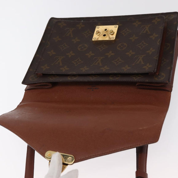LOUIS VUITTON Monogram Monceau 28 Hand Bag M51185 LV Auth BA8549