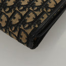 Christian Dior Trotter Canvas Shoulder Bag Navy Auth BA855-14