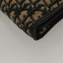 Christian Dior Trotter Canvas Shoulder Bag Navy Auth BA855-16