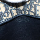 Christian Dior Trotter Canvas Shoulder Bag Navy Auth BA855-18