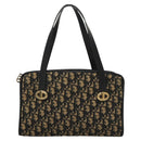Christian Dior Trotter Canvas Shoulder Bag Navy Auth BA855-13