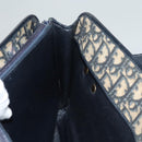 Christian Dior Trotter Canvas Shoulder Bag Navy Auth BA855-24