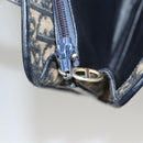 Christian Dior Trotter Canvas Shoulder Bag Navy Auth BA855-11