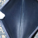 Christian Dior Trotter Canvas Shoulder Bag Navy Auth BA855-12