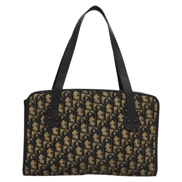 Christian Dior Trotter Canvas Shoulder Bag Navy Auth BA855 - 0