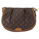 LOUIS VUITTON Monogram Menilmontant PM Shoulder Bag M40474 LV Auth BA8553-13