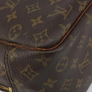 LOUIS VUITTON Monogram Deauville Hand Bag M47270 LV Auth BA8556-14
