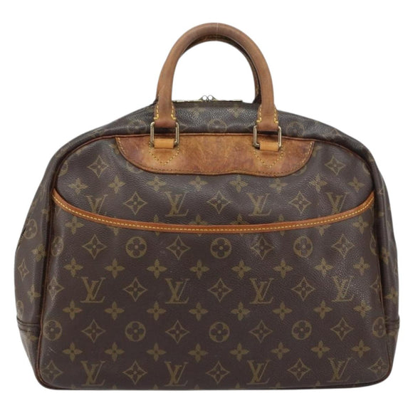 LOUIS VUITTON Monogram Deauville Hand Bag M47270 LV Auth BA8556