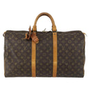 LOUIS VUITTON Monogram Keepall 50 Boston Bag M41426 LV Auth BA8559-13