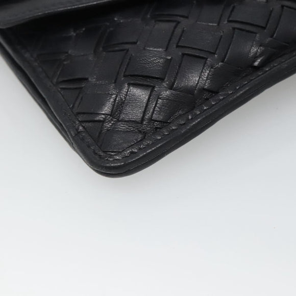 BALLY Shoulder Bag Leather Black Auth BA857