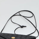 BALLY Shoulder Bag Leather Black Auth BA857-8