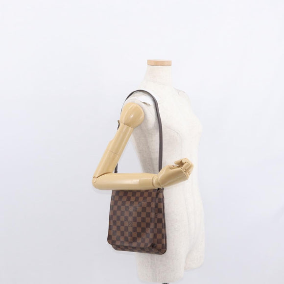 LOUIS VUITTON Damier Ebene Musette Salsa Short Shoulder Bag N51260 Auth BA8574