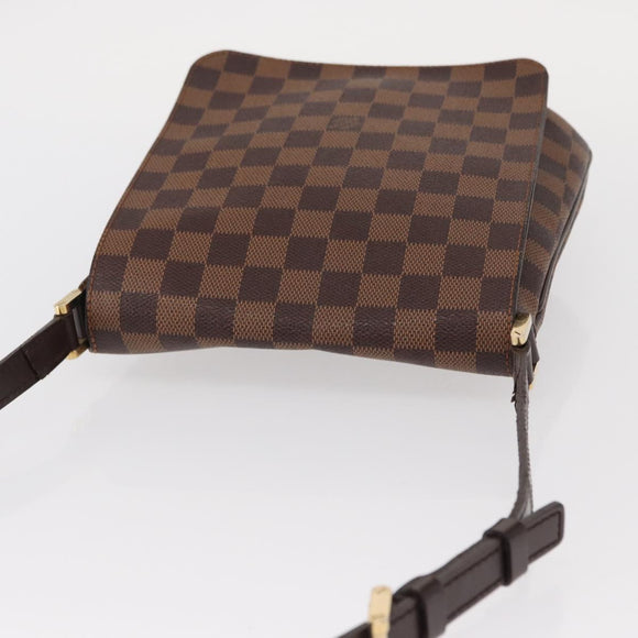 LOUIS VUITTON Damier Ebene Musette Salsa Short Shoulder Bag N51260 Auth BA8574