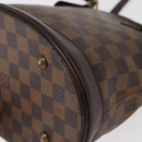 LOUIS VUITTON Damier Ebene Marais Shoulder Bag N42240 LV Auth BA8575-15