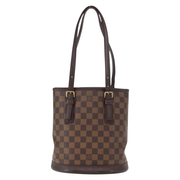 LOUIS VUITTON Damier Ebene Marais Shoulder Bag N42240 LV Auth BA8575