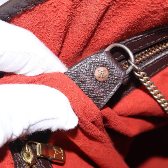 LOUIS VUITTON Damier Ebene Marais Shoulder Bag N42240 LV Auth BA8575