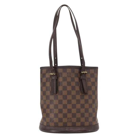 LOUIS VUITTON Damier Ebene Marais Shoulder Bag N42240 LV Auth BA8575