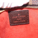 LOUIS VUITTON Damier Ebene Marais Pouch LV Auth BA8576-10