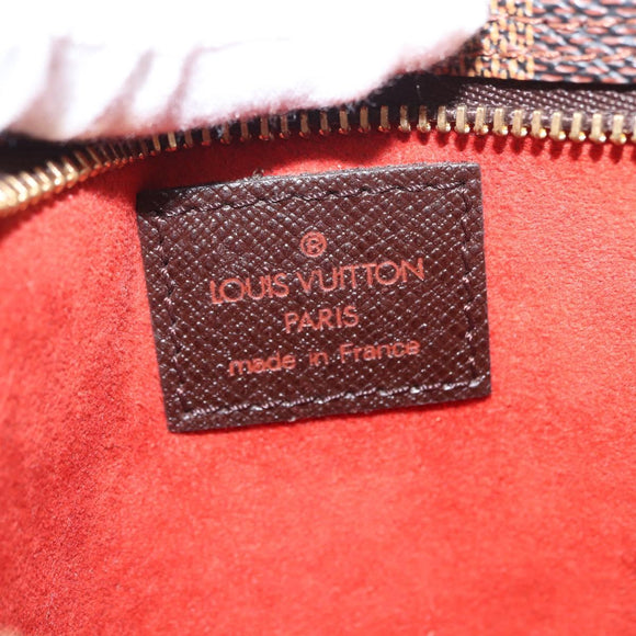 LOUIS VUITTON Damier Ebene Marais Pouch LV Auth BA8576