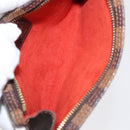 LOUIS VUITTON Damier Ebene Marais Pouch LV Auth BA8576-11